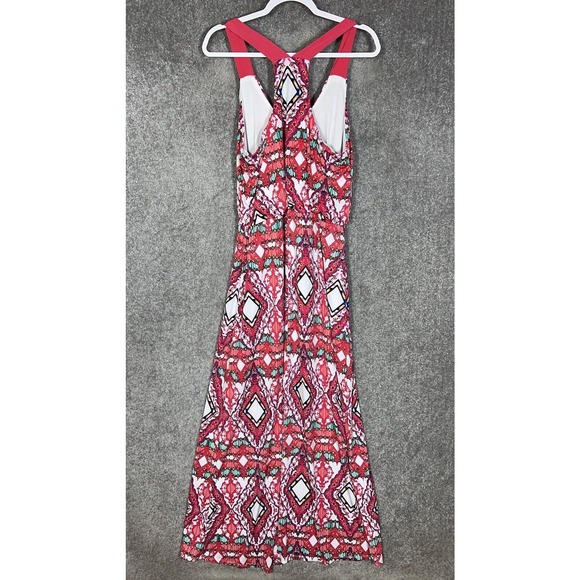 Bisou Bisou Maxi Dress Womens Size 12 Stretch Sleeveless Racerback Elastic Waist - Picture 2 of 11